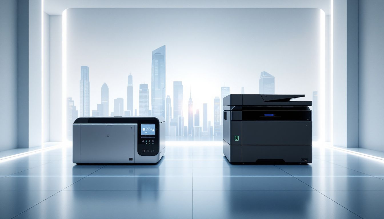 Comparison of thermal and laser printers for shipping labels.